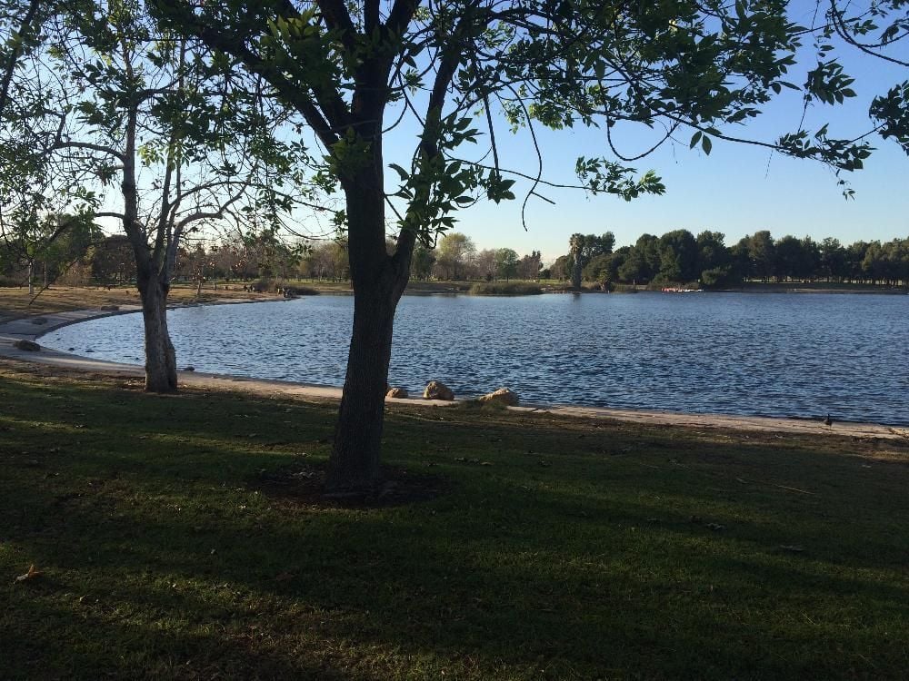 El Dorado Park lake in Long Beach