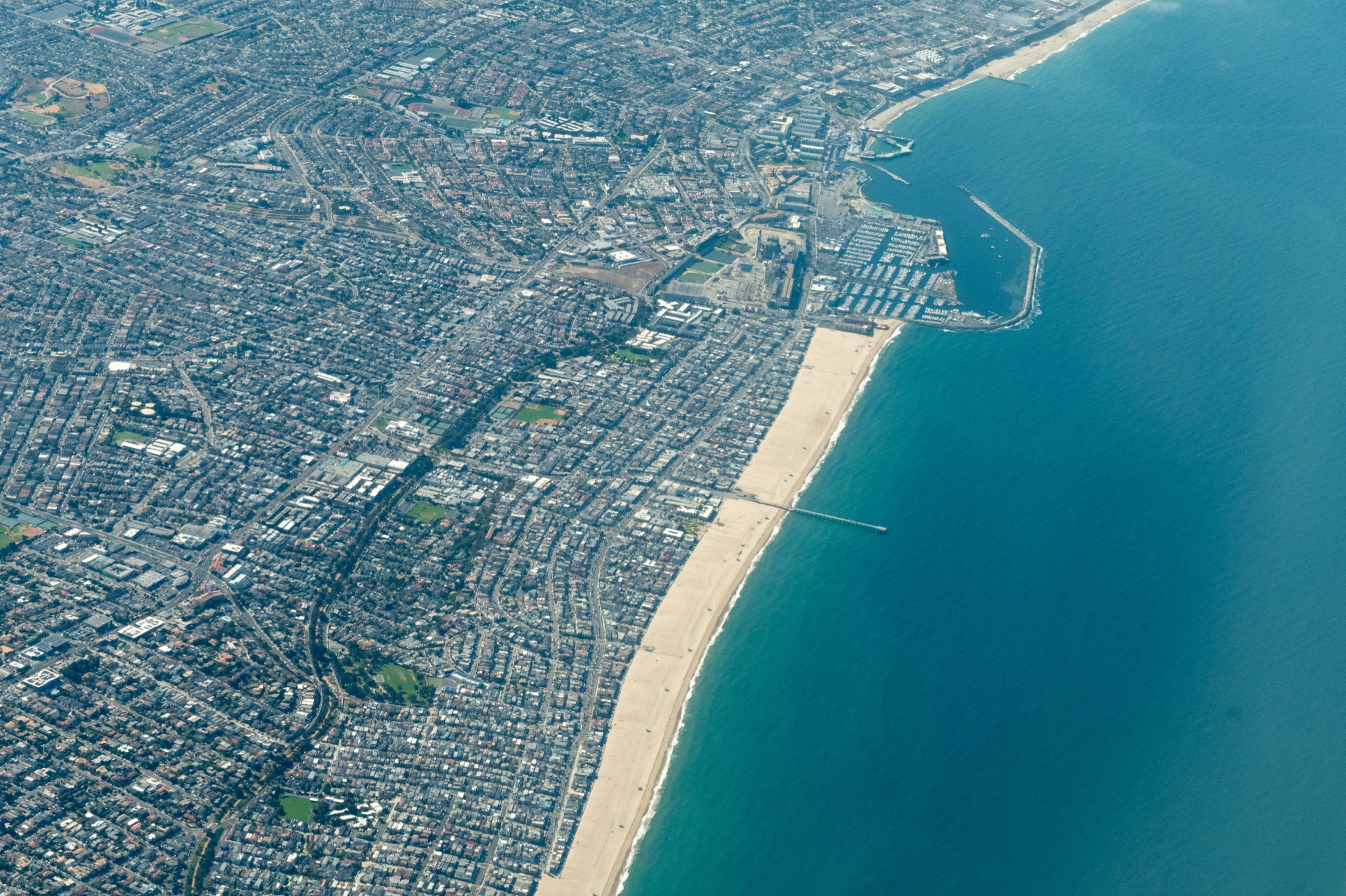 Aerial South Bay beach cities view for out-of-state heir planning