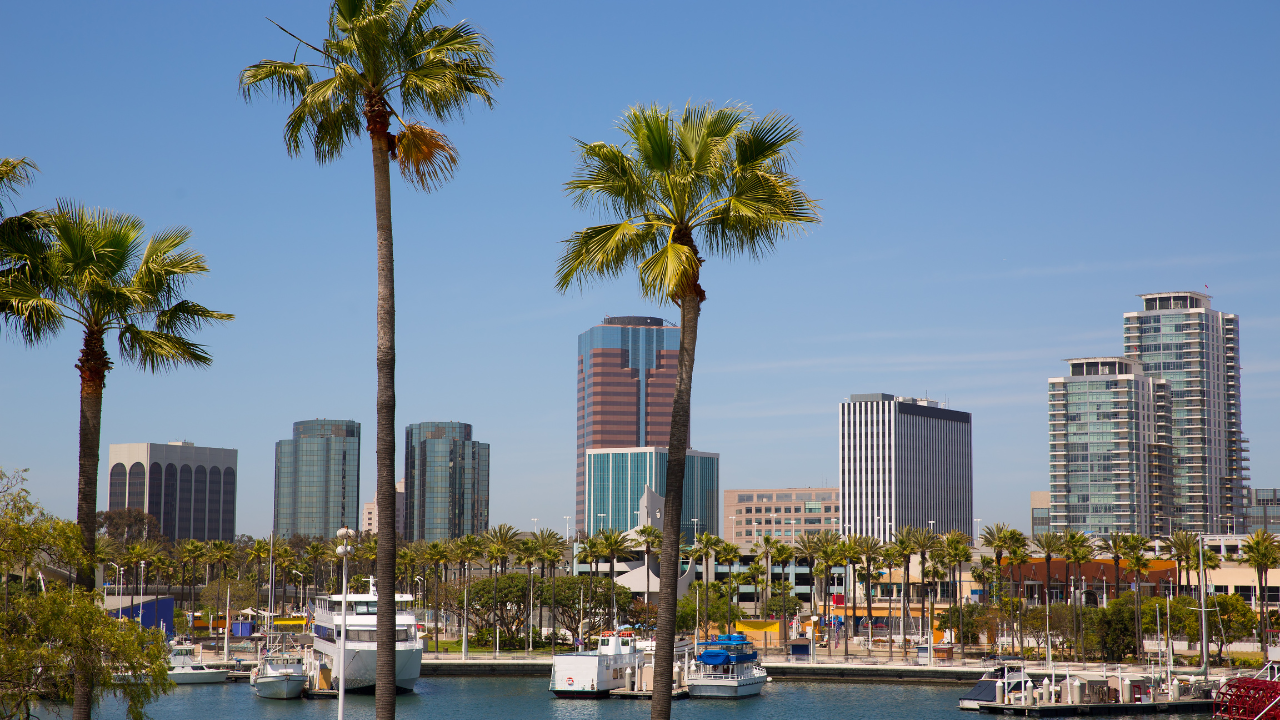 Long Beach neighborhood image for relocators comparing Douglas Park before Anduril opens