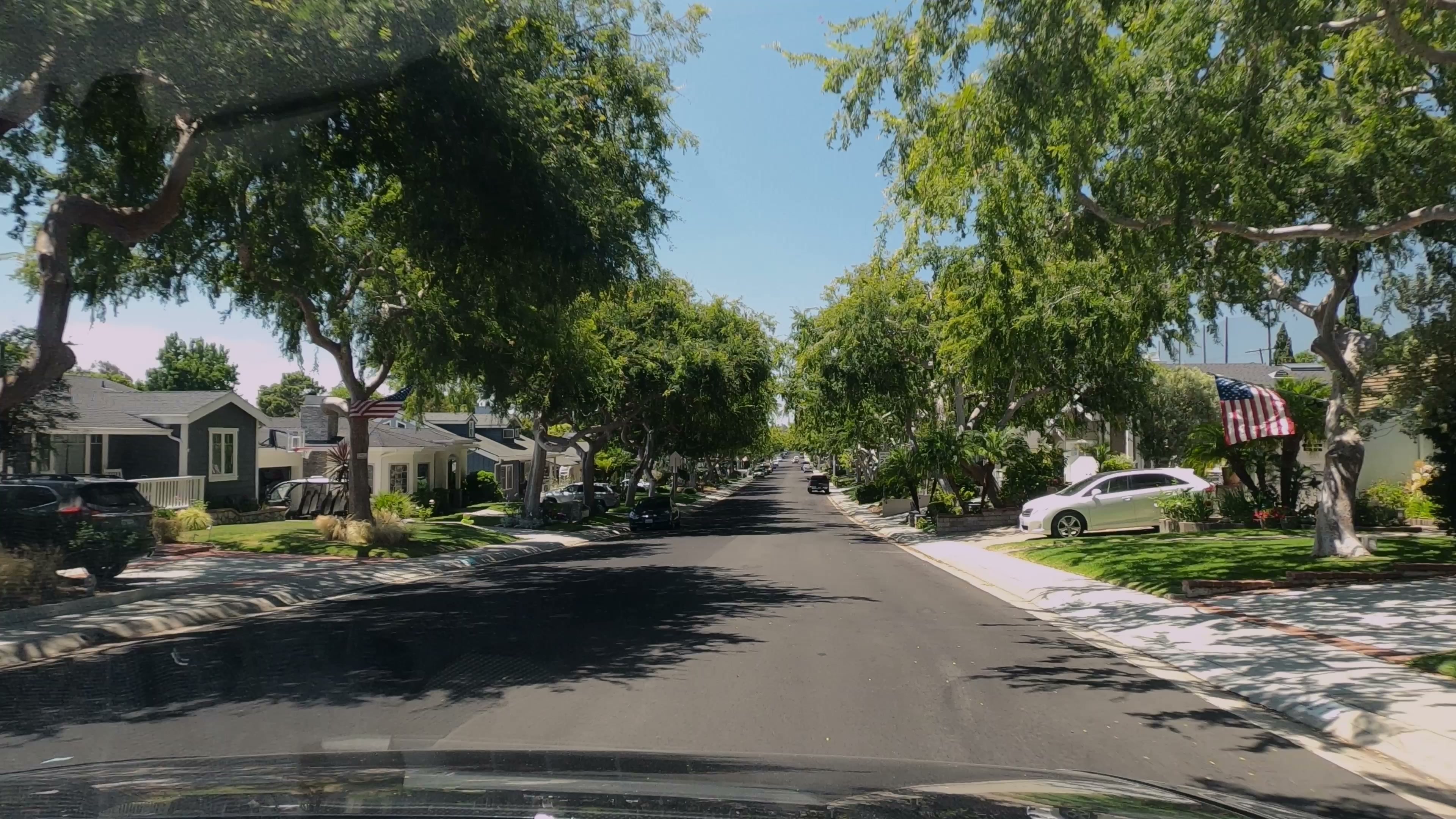 Tree-lined Torrance neighborhood street for South Bay worksite and daily-life comparison